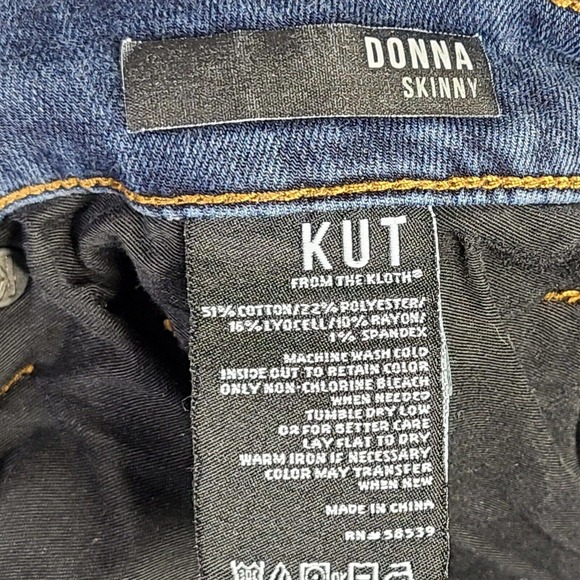 Kut from the Kloth Donna Skinny Jeans Size 24W - Picture 3 of 11